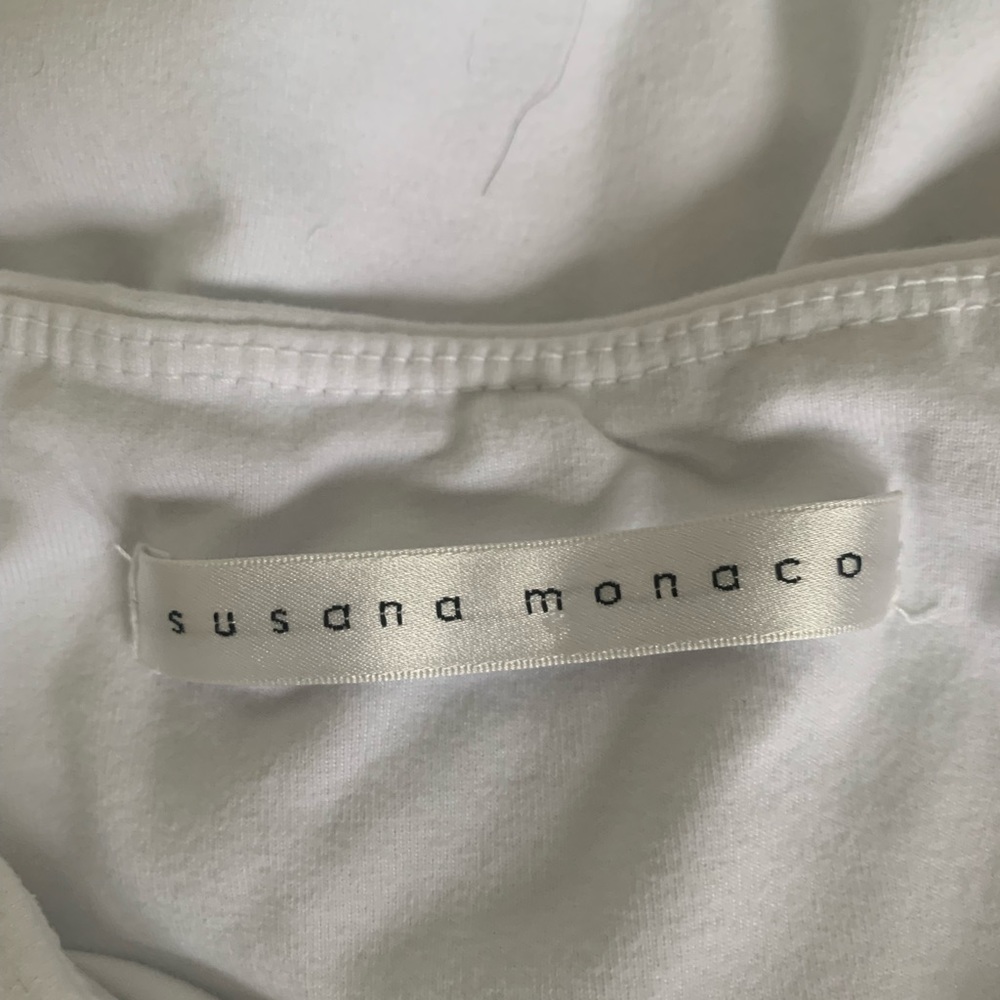 Susana Monaco mini white dress